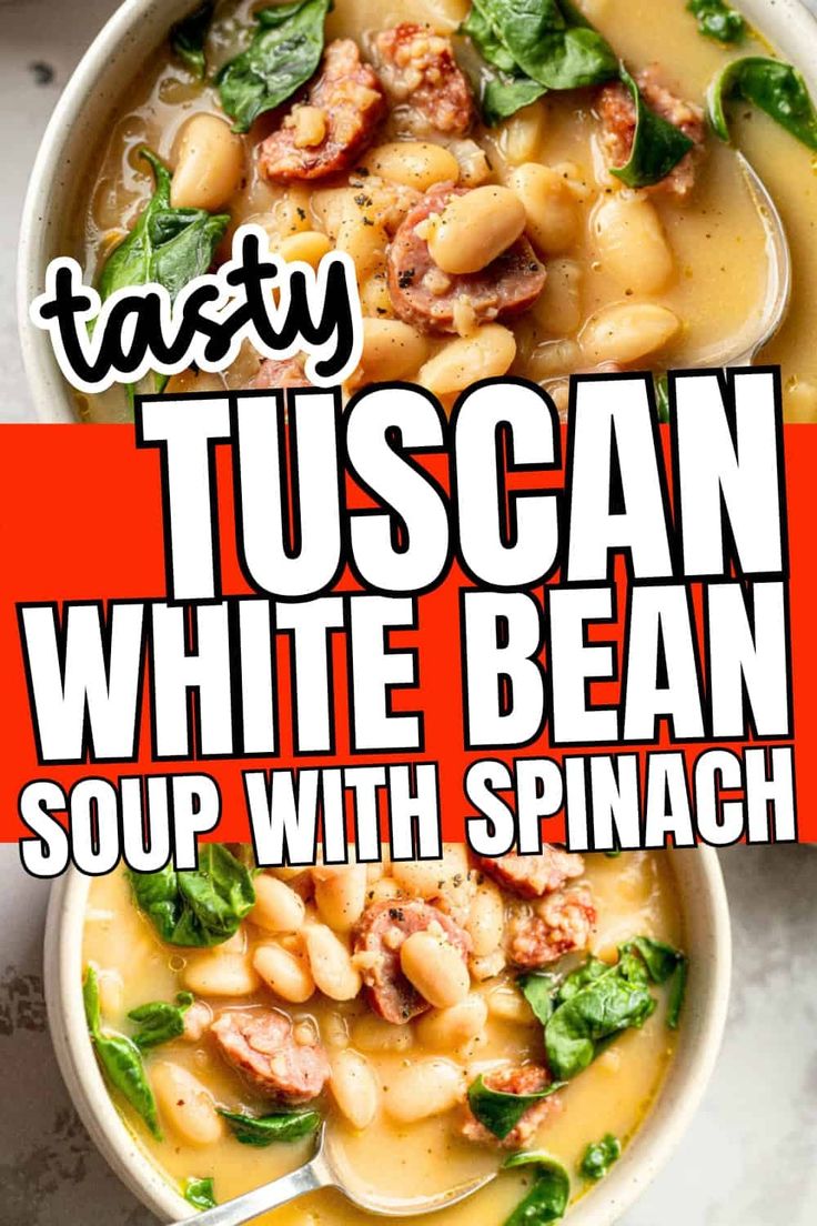 Easy Tuscan White Bean Soup: Hearty, Healthy & Meal Prep Ready